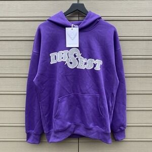 Aelfric Eden Hoodie Men’s Size S Small Purple Oversized Sweatshirt Star Graphic